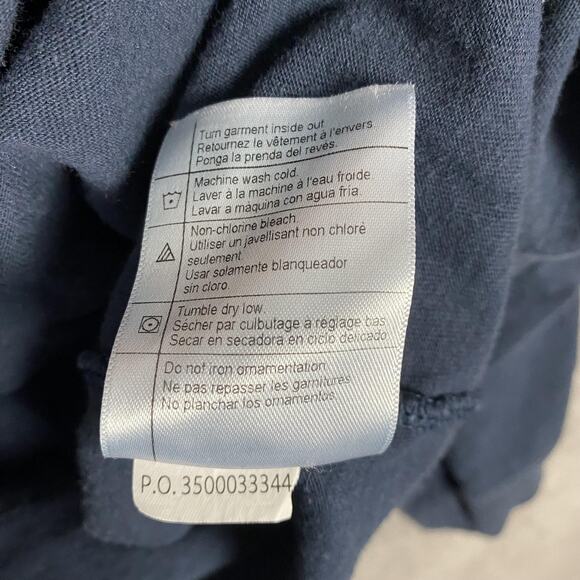 Carhartt Shirt Mens 2XL Navy Long Sleeve Original Fit Logo Sleeve K231 Cotton - Picture 13 of 16